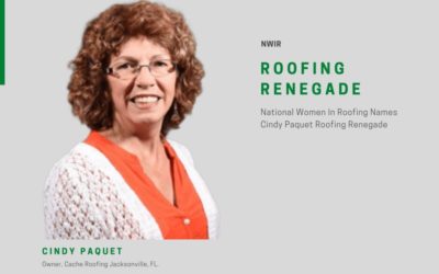 Rooftop Renegade Title Awarded To Jacksonville Roofing Leader, Cindy Paquet